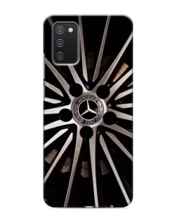 Чехол для Samsung Galaxy A02s с картинкой «Диск Mercedes»
