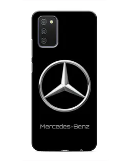 Чехол для Samsung Galaxy A02s с картинкой «Mercedes Silver Logo»