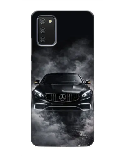 Чехол для Samsung Galaxy A02s с картинкой «Mercedes в дыму» Чехол для Samsung Galaxy A02s с картинкой «Mercedes в дыму»