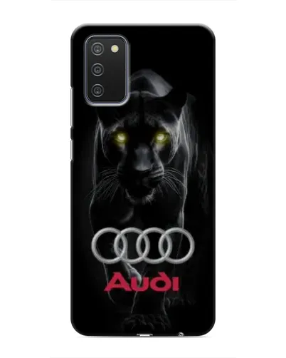 Чехол для Samsung Galaxy A02s с картинкой «Пантера и Audi»