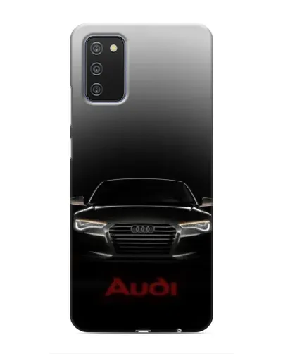 Чехол для Samsung Galaxy A02s с картинкой «Audi — градиентный контур»