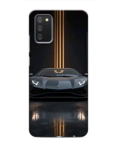 Чехол для Samsung Galaxy A02s с картинкой «Lamborghini золотые линии» Чехол для Samsung Galaxy A02s с картинкой «Lamborghini золотые линии»