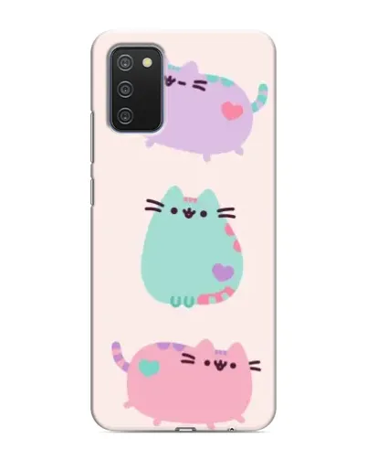 Чехол для Samsung Galaxy A02s с картинкой «Pusheen трио» Чехол для Samsung Galaxy A02s с картинкой «Pusheen трио»