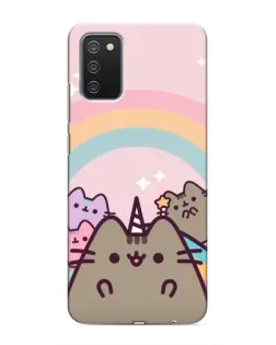Чехол для Samsung Galaxy A02s с картинкой «Единорог Pusheen»
