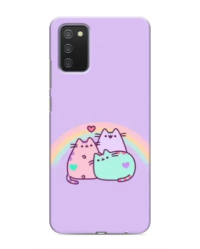 Чехол для Samsung Galaxy A02s с картинкой «Радужные Пушины» Чехол для Samsung Galaxy A02s с картинкой «Радужные Пушины»