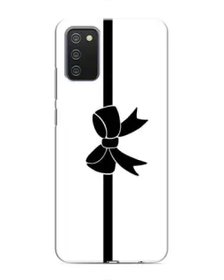 Чехол для Samsung Galaxy A02s с картинкой «Вертикальный бант»
