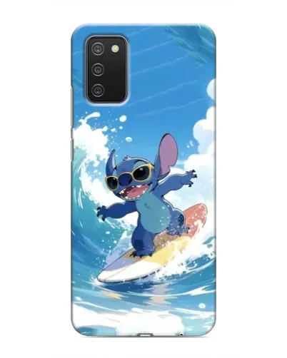 Чехол для Samsung Galaxy A02s с картинкой «Стич на волне» Чехол для Samsung Galaxy A02s с картинкой «Стич на волне»