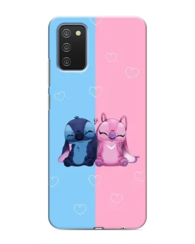 Чехол для Samsung Galaxy A02s с картинкой «Stitch и Angel Love» Чехол для Samsung Galaxy A02s с картинкой «Stitch и Angel Love»