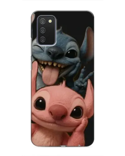 Чехол для Samsung Galaxy A02s с картинкой «Стич и Ангел» Чехол для Samsung Galaxy A02s с картинкой «Стич и Ангел»