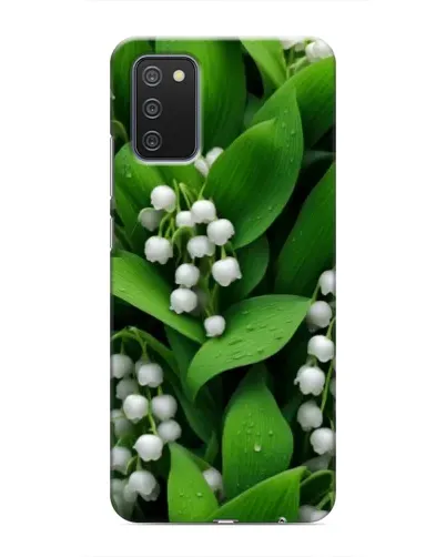 Чехол для Samsung Galaxy A02s с картинкой «Ландыши в зелени»