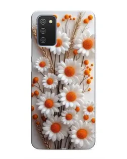 Чехол для Samsung Galaxy A02s с картинкой «Белые сухоцветы» Чехол для Samsung Galaxy A02s с картинкой «Белые сухоцветы»