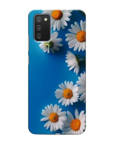 Чехол для Samsung Galaxy A02s с картинкой «Белоснежные маргаритки»