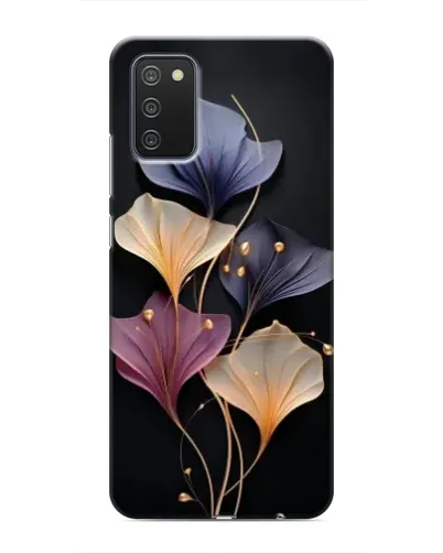 Чехол для Samsung Galaxy A02s с картинкой «Лиловые цветы грации»