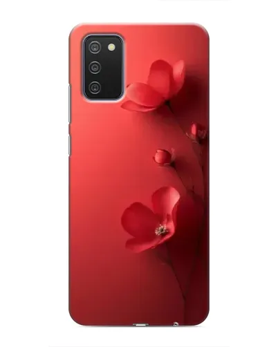 Чехол для Samsung Galaxy A02s с картинкой «Маковые соцветия»