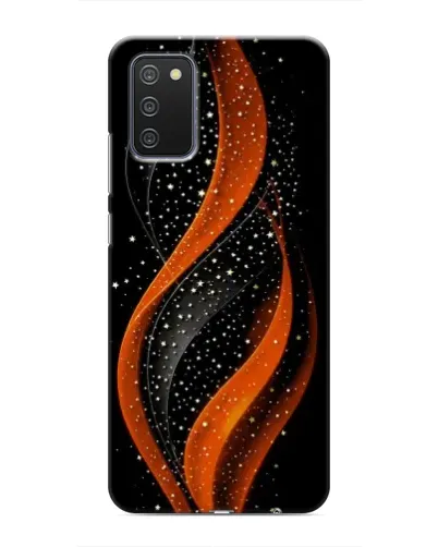 Чехол для Samsung Galaxy A02s с картинкой «Огненная звездная волна»