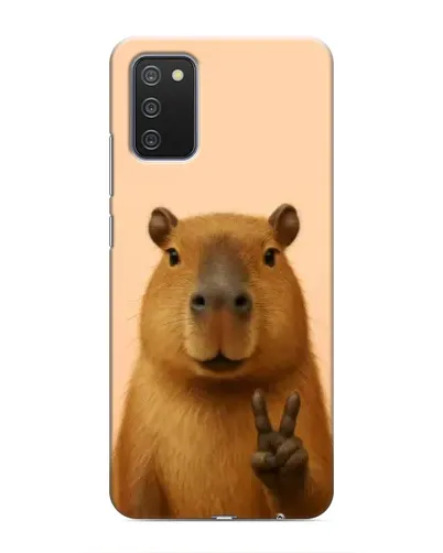 Чохол для Samsung Galaxy A02s з картинкою «Капібара вікторія»