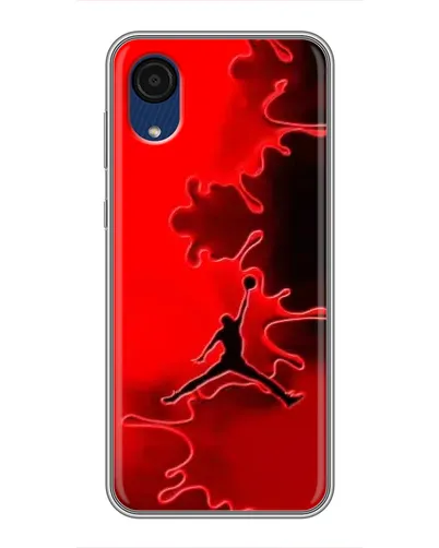 Чехол для Samsung Galaxy A03 Core с картинкой «Jordan Red Smoke»