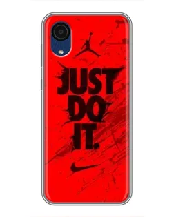 Чехол для Samsung Galaxy A03 Core с картинкой «Nike Just Do It»