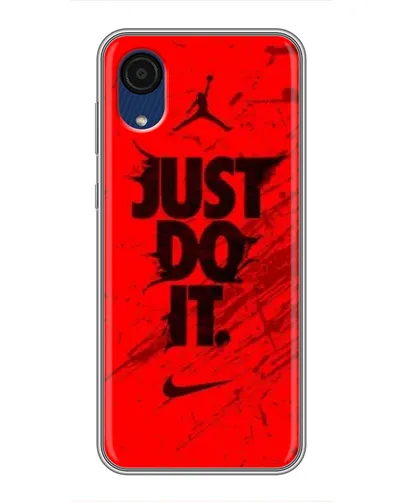 Чехол для Samsung Galaxy A03 Core с картинкой «Nike Just Do It»