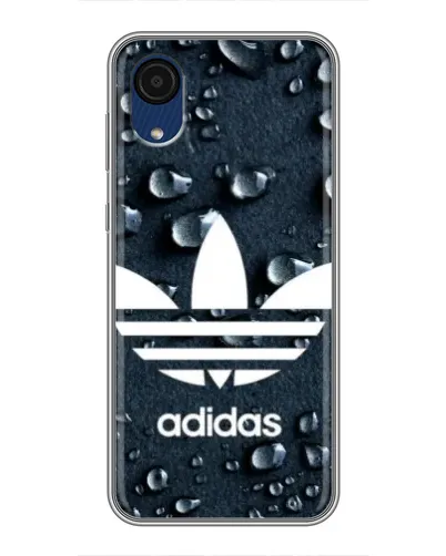 Чехол для Samsung Galaxy A03 Core с картинкой «Adidas Trefoil Blue» Чехол для Samsung Galaxy A03 Core с картинкой «Adidas Trefoil Blue»