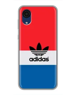Чехол для Samsung Galaxy A03 Core с картинкой «Ретро блоки Adidas»
