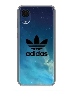 Чехол для Samsung Galaxy A03 Core с картинкой «Adidas Stone Logo»