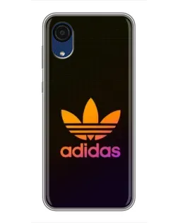 Чехол для Samsung Galaxy A03 Core с картинкой «Градиент Adidas»