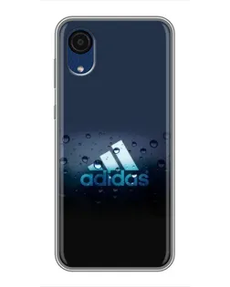 Чехол для Samsung Galaxy A03 Core с картинкой «Adidas Water Drops»