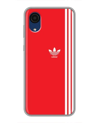 Чехол для Samsung Galaxy A03 Core с картинкой «Красный минимализм Adidas» Чехол для Samsung Galaxy A03 Core с картинкой «Красный минимализм Adidas»