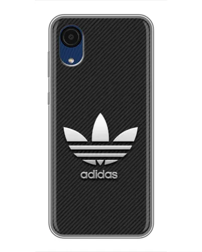 Чехол для Samsung Galaxy A03 Core с картинкой «Adidas Карбоновая текстура» Чехол для Samsung Galaxy A03 Core с картинкой «Adidas Карбоновая текстура»