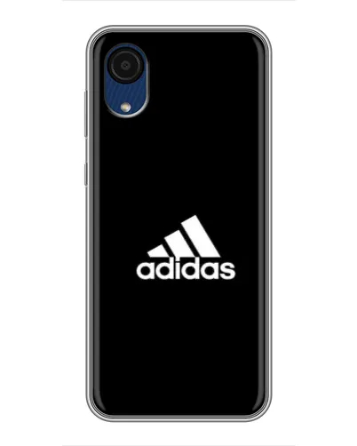 Чехол для Samsung Galaxy A03 Core с картинкой «Черная классика Adidas» Чехол для Samsung Galaxy A03 Core с картинкой «Черная классика Adidas»