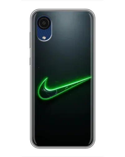 Чехол для Samsung Galaxy A03 Core с картинкой «Неоновый контур Nike» Чехол для Samsung Galaxy A03 Core с картинкой «Неоновый контур Nike»