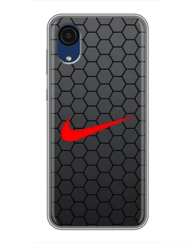Чехол для Samsung Galaxy A03 Core с картинкой «Nike — карбоновая сетка» Чехол для Samsung Galaxy A03 Core с картинкой «Nike — карбоновая сетка»