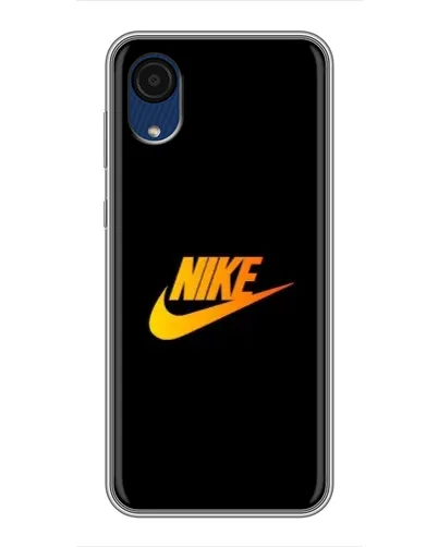 Чехол для Samsung Galaxy A03 Core с картинкой «Золотой логотип Nike» Чехол для Samsung Galaxy A03 Core с картинкой «Золотой логотип Nike»