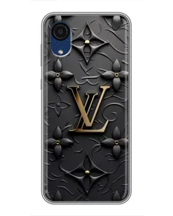 Чехол для Samsung Galaxy A03 Core с картинкой «Кожаная текстура LV»