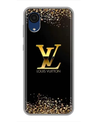 Чехол для Samsung Galaxy A03 Core с картинкой «LV — золотые искры» Чехол для Samsung Galaxy A03 Core с картинкой «LV — золотые искры»