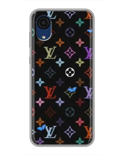 Чехол для Samsung Galaxy A03 Core с картинкой «Цветная монограмма LV» Чехол для Samsung Galaxy A03 Core с картинкой «Цветная монограмма LV»