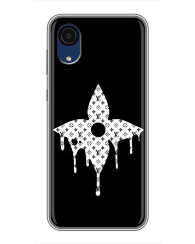 Чехол для Samsung Galaxy A03 Core с картинкой «Цветочная монограмма» Чехол для Samsung Galaxy A03 Core с картинкой «Цветочная монограмма»