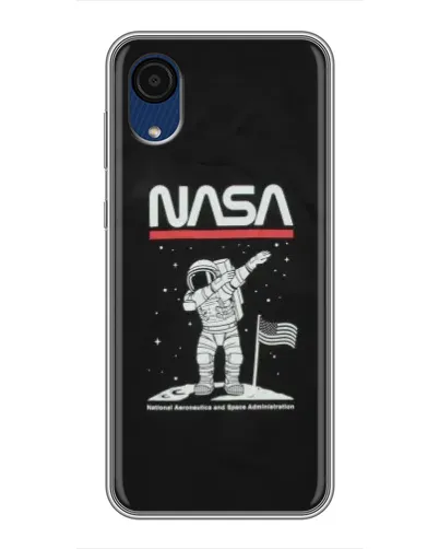 Чехол для Samsung Galaxy A03 Core с картинкой «NASA — шагаем по Луне» Чехол для Samsung Galaxy A03 Core с картинкой «NASA — шагаем по Луне»