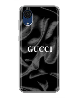 Чехол для Samsung Galaxy A03 Core с картинкой «Gucci — шелковые волны»