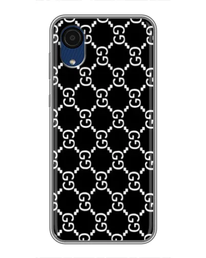 Чехол для Samsung Galaxy A03 Core с картинкой «Gucci — сетчатый паттерн»