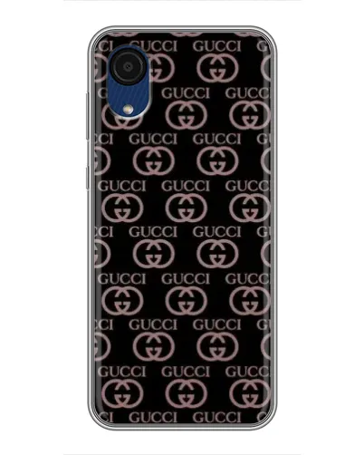 Чехол для Samsung Galaxy A03 Core с картинкой «Классическая монограмма Gucci»