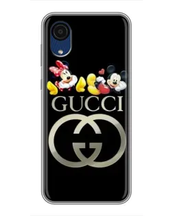 Чехол для Samsung Galaxy A03 Core с картинкой «Gucci — герои Disney»