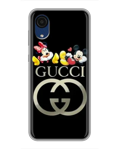 Чехол для Samsung Galaxy A03 Core с картинкой «Gucci — герои Disney»