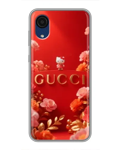 Чехол для Samsung Galaxy A03 Core с картинкой «Gucci — золотой сад»