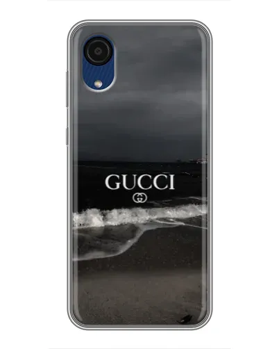 Чехол для Samsung Galaxy A03 Core с картинкой «Gucci — морской прибой»