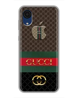 Чехол для Samsung Galaxy A03 Core с картинкой «Gucci — брендированный десерт»