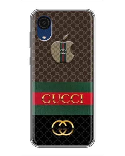 Чехол для Samsung Galaxy A03 Core с картинкой «Gucci — брендированный десерт»