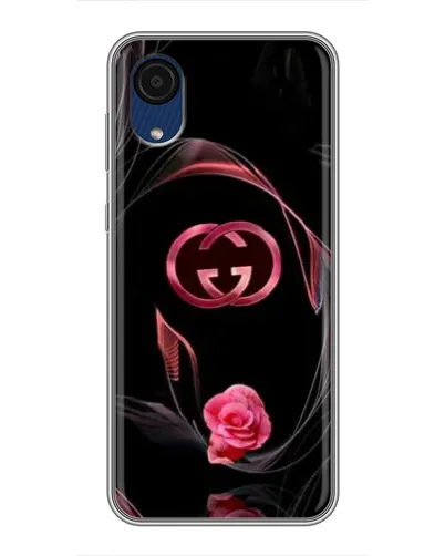 Чехол для Samsung Galaxy A03 Core с картинкой «Gucci — неоновая роза»