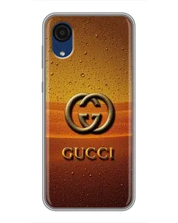 Чехол для Samsung Galaxy A03 Core с картинкой «Gucci — солнечный градиент»